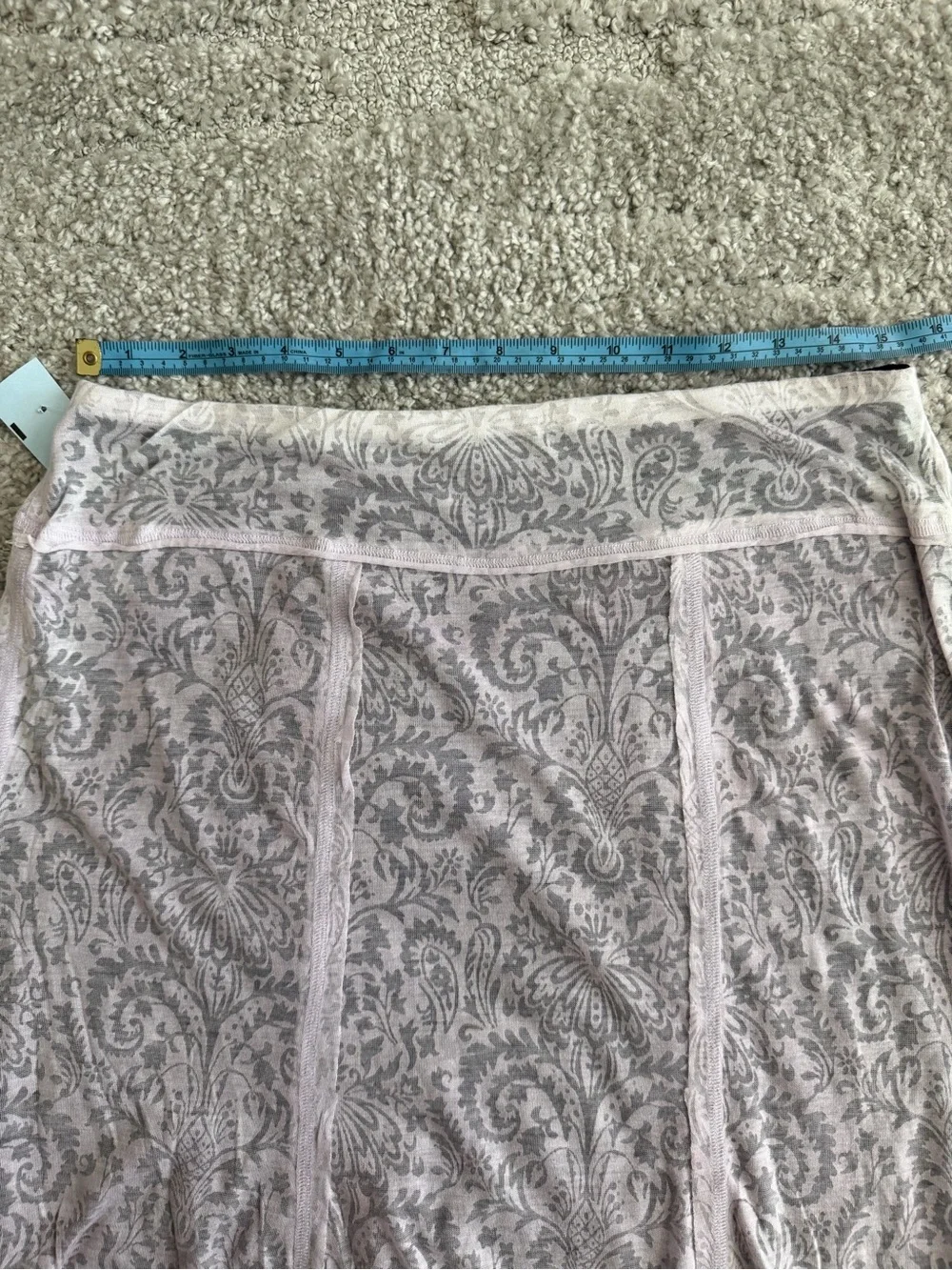 NWT Vintage Nally & Millie USA Size Large Low Rise Y2K Midi Skirt